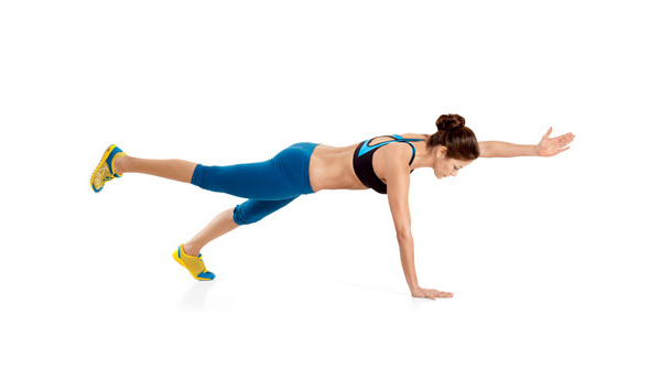 Two point plank